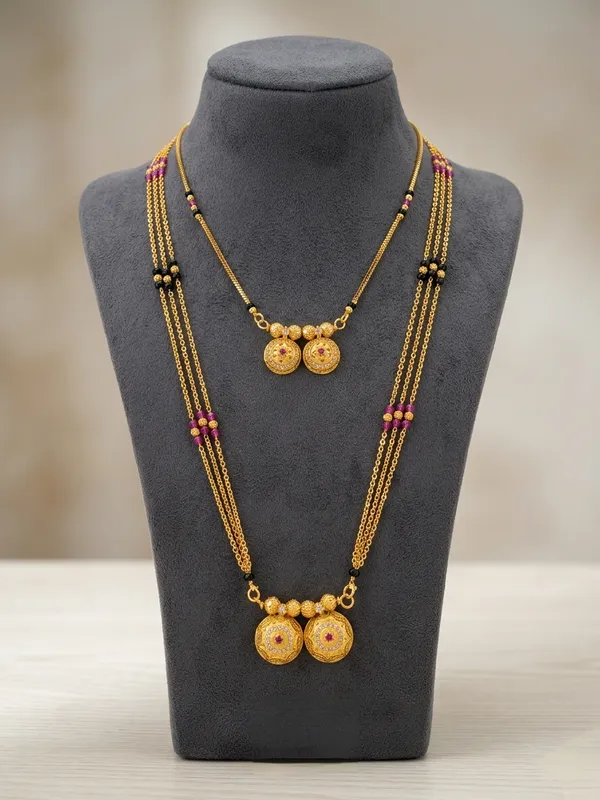 Combo_Long_And_Short_Stone_Vati_Mangalsutra