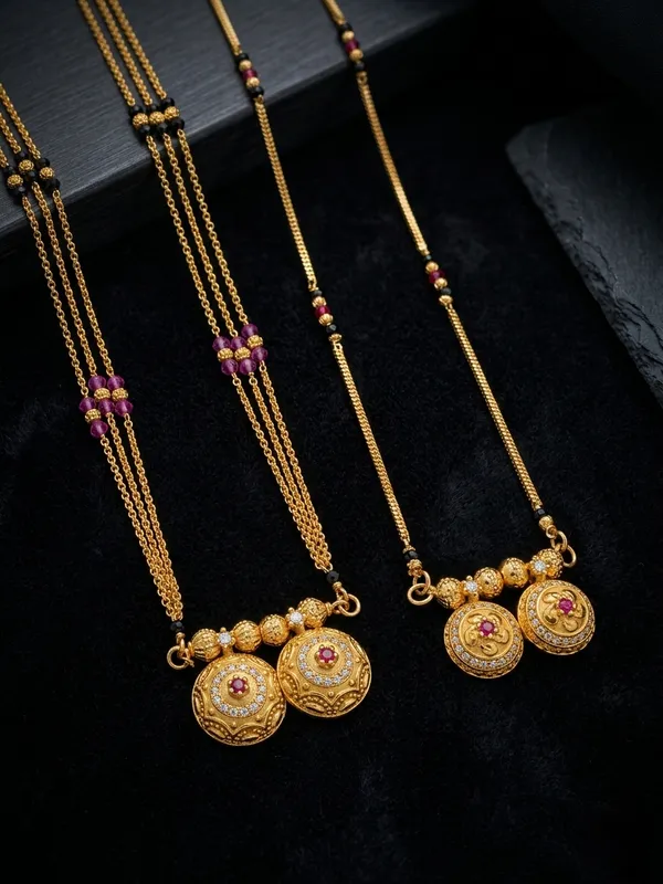 Combo_Long_And_Short_Stone_Vati_Mangalsutra