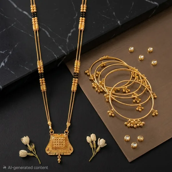 Combo_2_Line_Micro_Mangalsutra_With_Kashmiri_Bangles