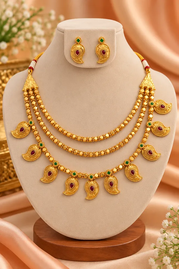 Copper_3_Layer_Ashtpailu_Necklace_