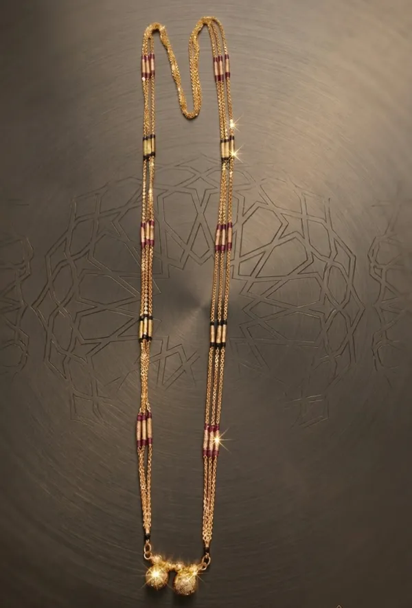 Pink_3-Bead_Padar_Daily_Wear_Mangalsutra_-_36_Inch