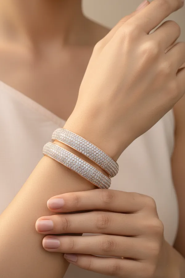 Rose_Gold_Diamond_Design_Bangles_For_Women
