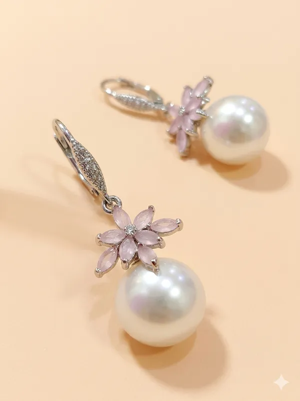 Light_Pink_Hook_Earrings_For_Women