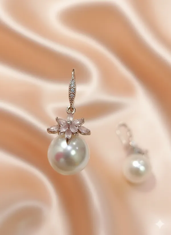 Light_Pink_Hook_Earrings_For_Women