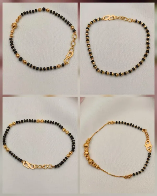 Black_Beaded_Bracelet_(Pack_Of_4)