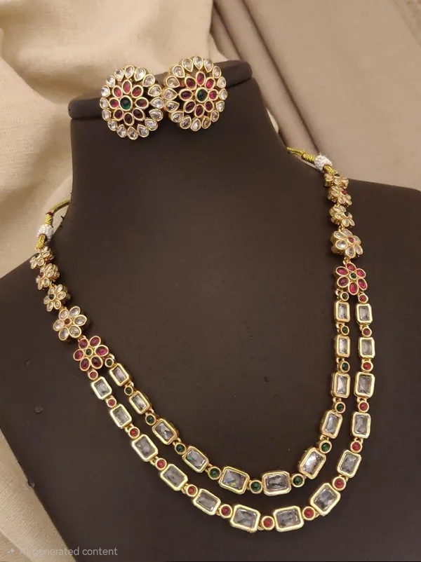 Maharani_Kundan_and_Gemstone_Double-Layer_Set
