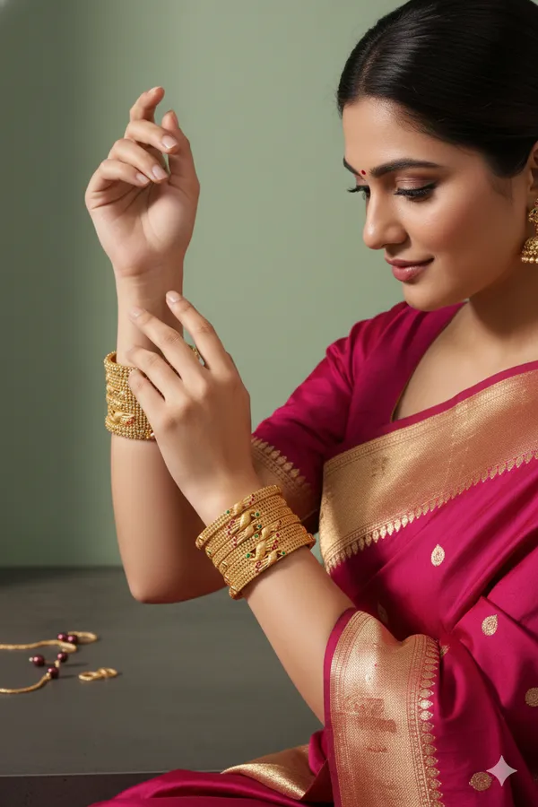 Matte_Finish_Peacock_Design_Bangles_Set_of_6