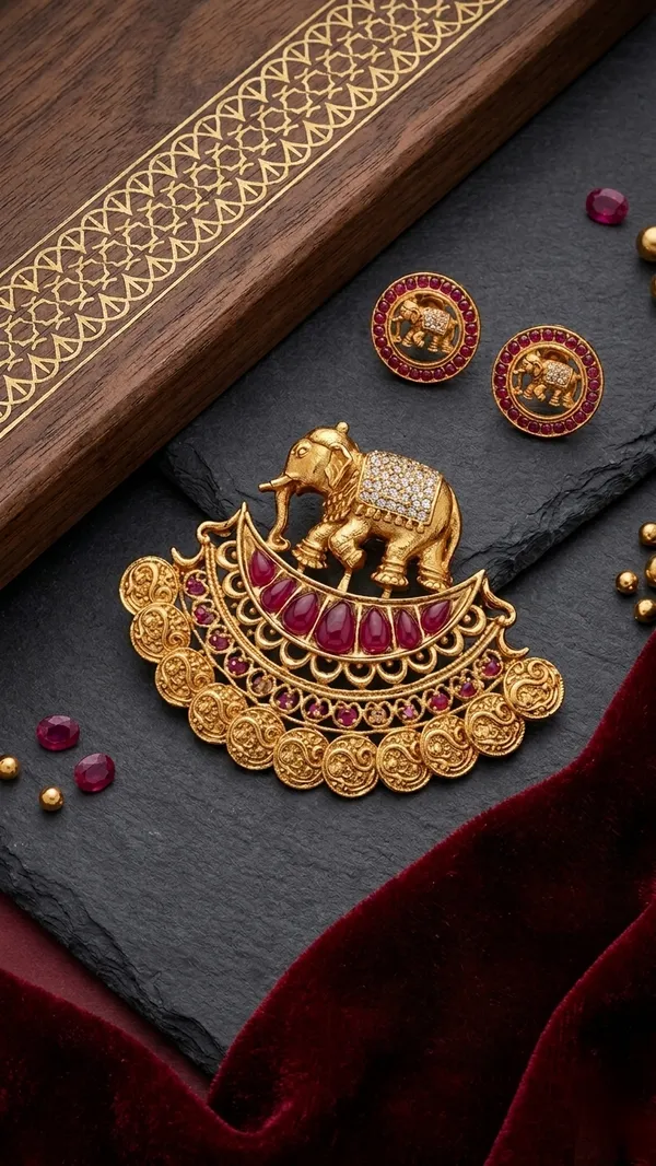 Elephant_Pendant_Jewellery_Set_For_Women