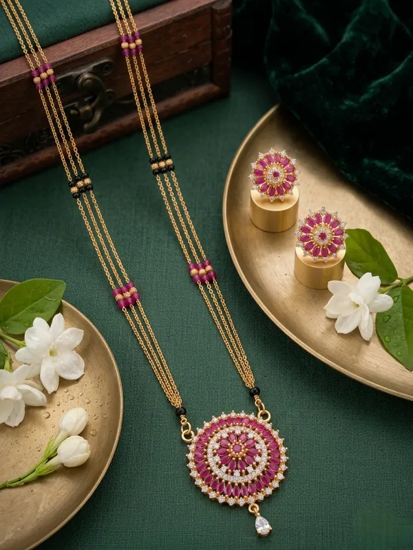 Premium_Pink_Mala_Suryaphul_Chic_Mangalsutra