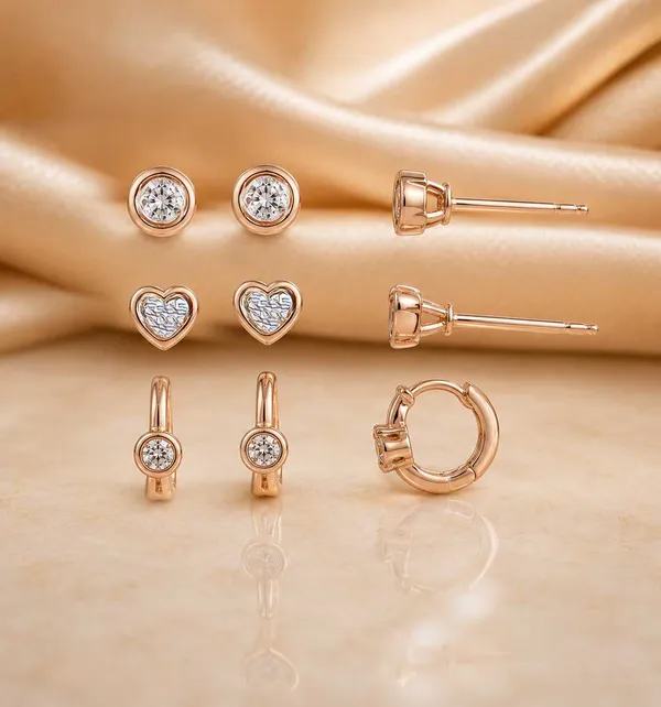 RoseGold_Earrings_Combo