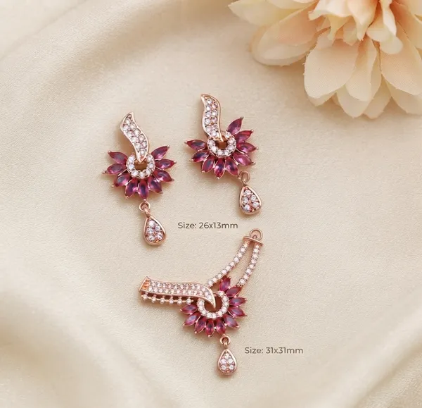 Ruby_Pendent_Set