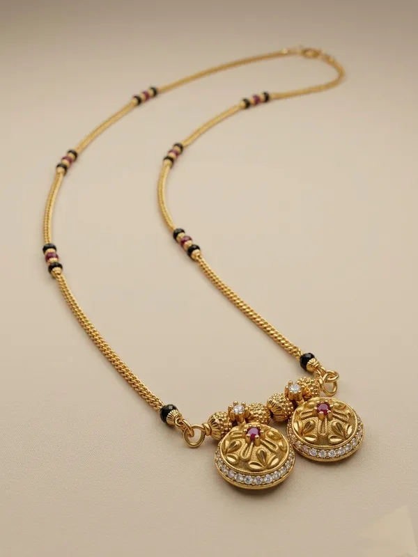 Stone_Bead_Short_Mangalsutra_For_Women