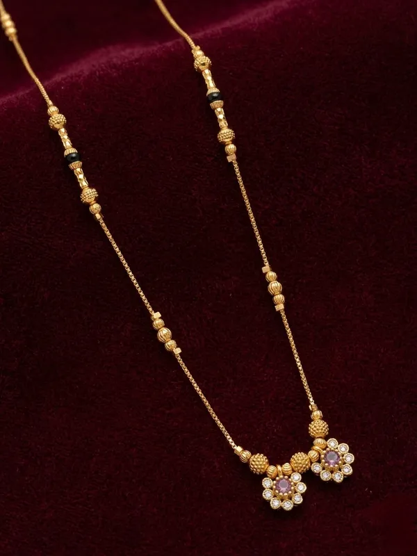 Purple_Bead_Short_Mangalsutra_For_Women