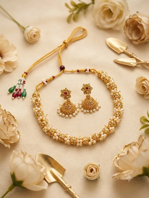 Traditional_Maharani_Pearl_Choker_Set