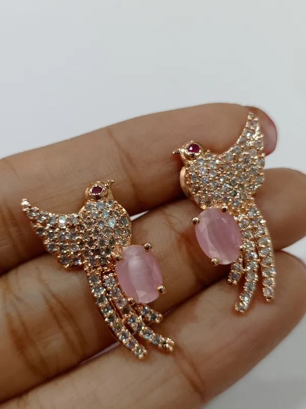 Rose_Gold_Pink_Chimney_Stud_Earrings