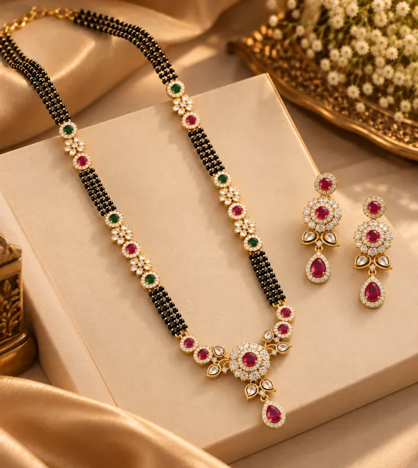 Victorian_Black_Beads_Long_Set