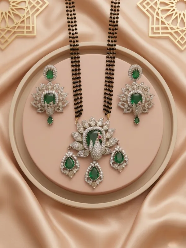 Green_Peacock_Victorian_Style_Mangalsutra