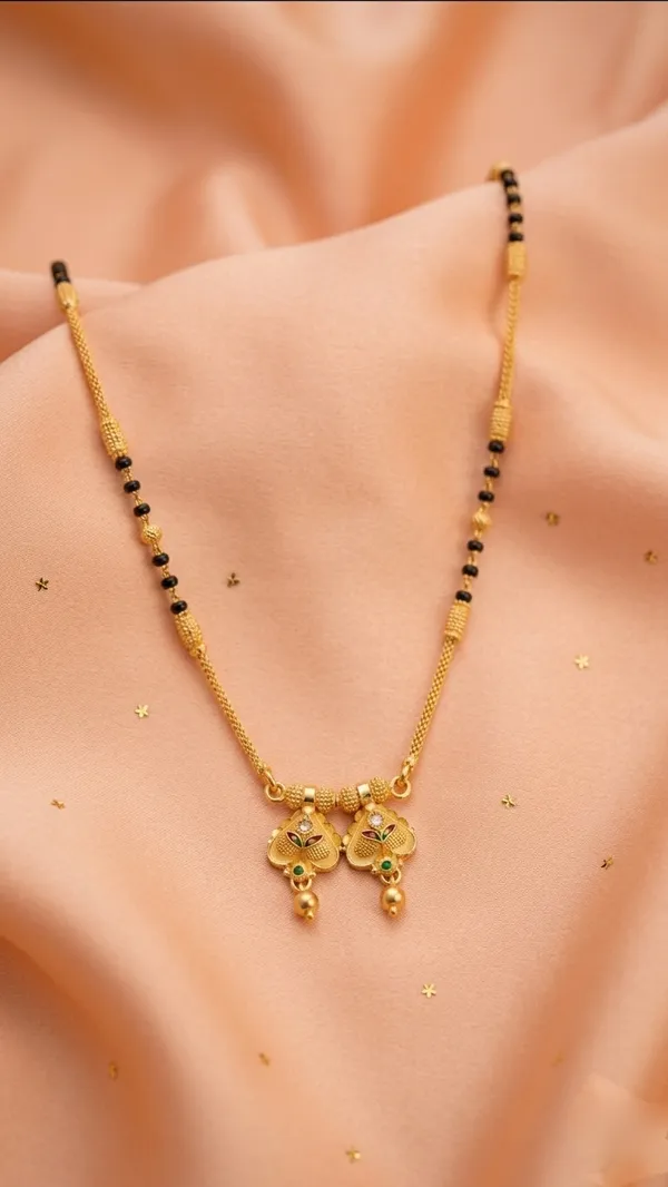 Gold_Filigree_Brass_Single_Line_Micro_Mangalsutra