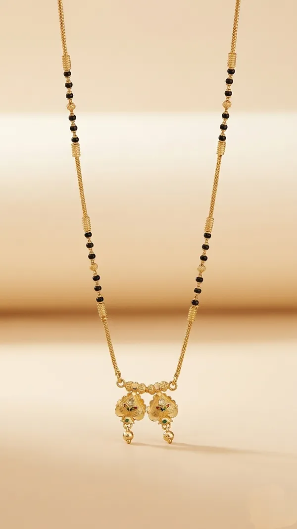 Gold_Filigree_Brass_Single_Line_Micro_Mangalsutra