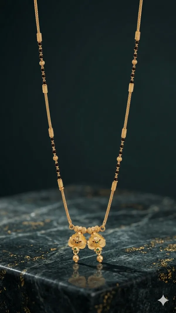 Gold_Filigree_Brass_Single_Line_Micro_Mangalsutra