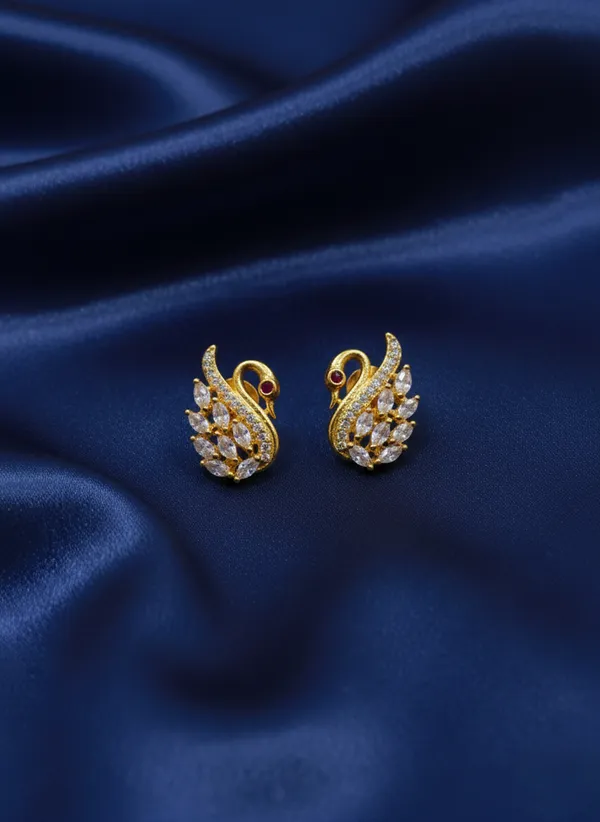 White_Swan_Hans_Earrings_For_Women