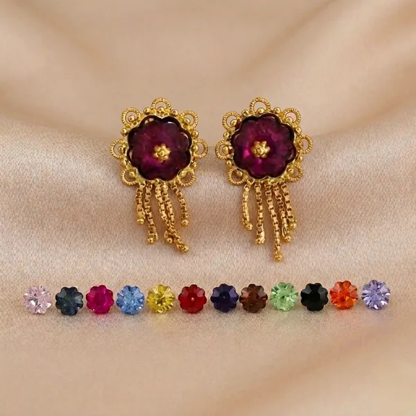 Changeable_Stone_Rani_Earrings_Set_of_12_Pairs