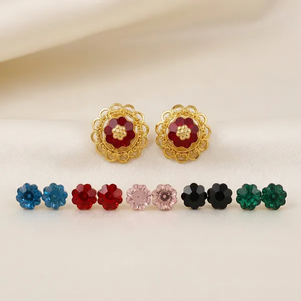 Multi_Brass_Premium_Gopdma_Earrings_Set_of_5_Pairs