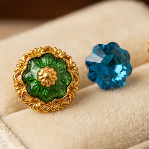 Multicolor_Brass_Premium_Popti_Earrings_Set_of_6_Pairs