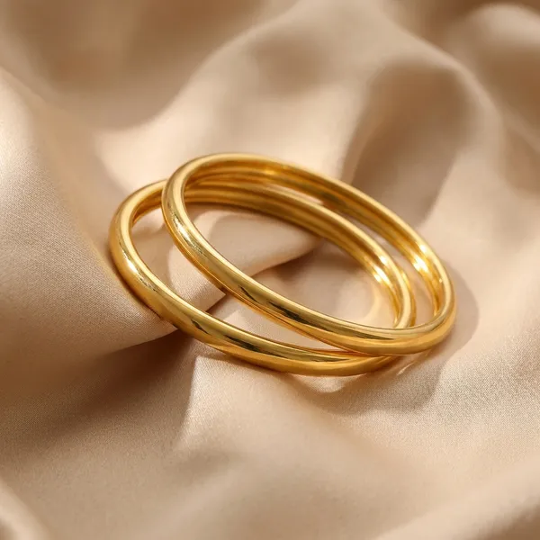 Gold_Brass_Plain_Jadau_Bangles_Set_of_2