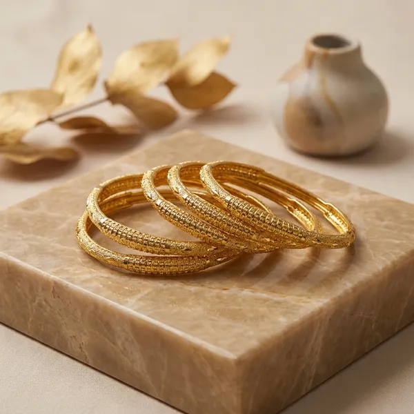 Gold_Brass_Jali_Design_Bangles_Set_of_4