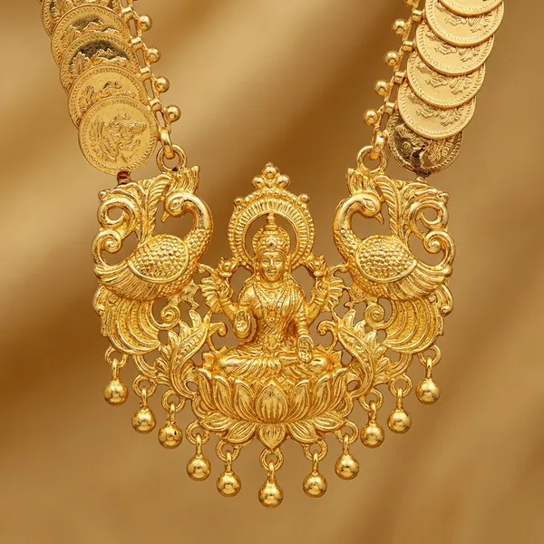 Gold_Brass_Laxmi_Haar_Necklace_For_Women