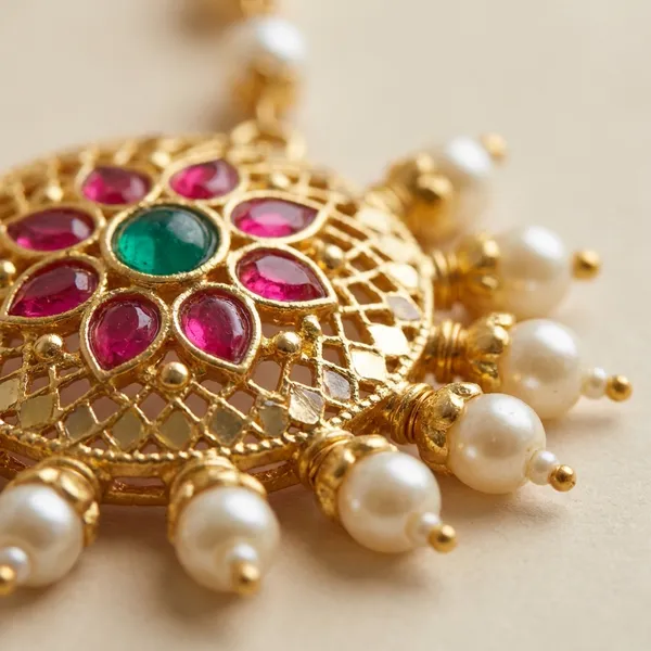 Multicolor_Brass_Premium_Single_Line_Pearl_Pendant_Necklace