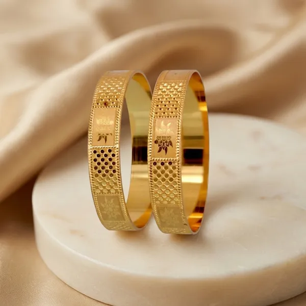 Gold_Brass_Flower_Design_Kada_Bangles_For_Women