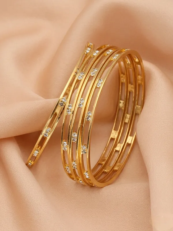 Gold_American_Diamond_Single_Line_Stone_Bangles
