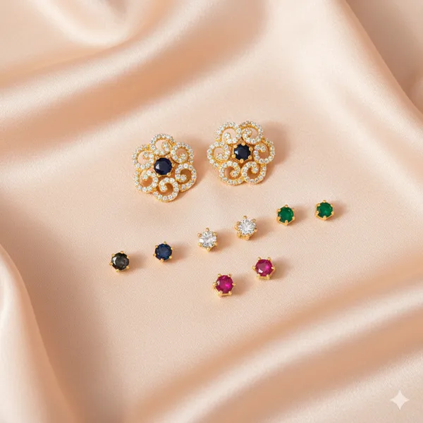 American_Diamond_Chakri_Changeable_Earrings