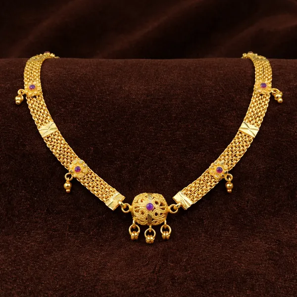 Gold_Brass_Premium_Thushi_Choker_Necklace_For_Women
