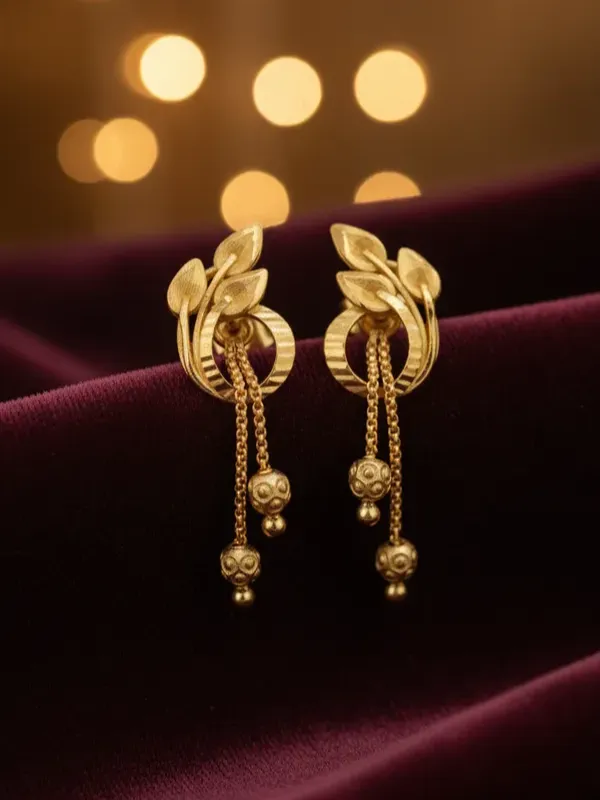 Lacquered_Peacock_Micro_Gold_Earrings_For_Women