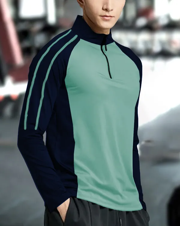 Orange_&_Green_Premium_Polyester_Full_Sleeve_Henley_Neck_Regular_Fit_T-Shirt_For_Men_(Pack_Of_2)