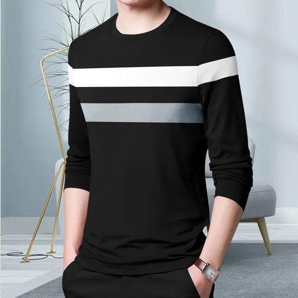 Black_&_Grey_Premium_Cotton_Blend_Full_Sleeve_Round_Neck_Regular_Fit_T-Shirt_For_Men_(Pack_Of_2)