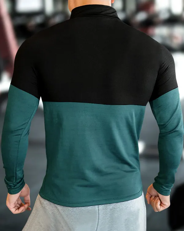 Grey_&_Moisgreen_Premium_Polyester_Full_Sleeve_Henley_Neck_Regular_Fit_T-Shirt_For_Men_(Pack_Of_2)