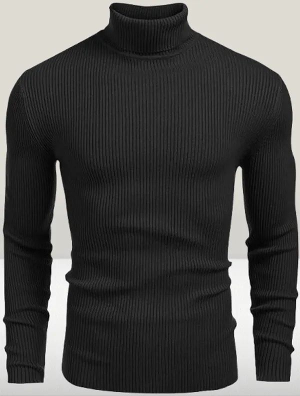 Black_Premium_Pure_Cotton_Full_Sleeve_High_Neck_Regular_Fit_T-Shirt_For_Men