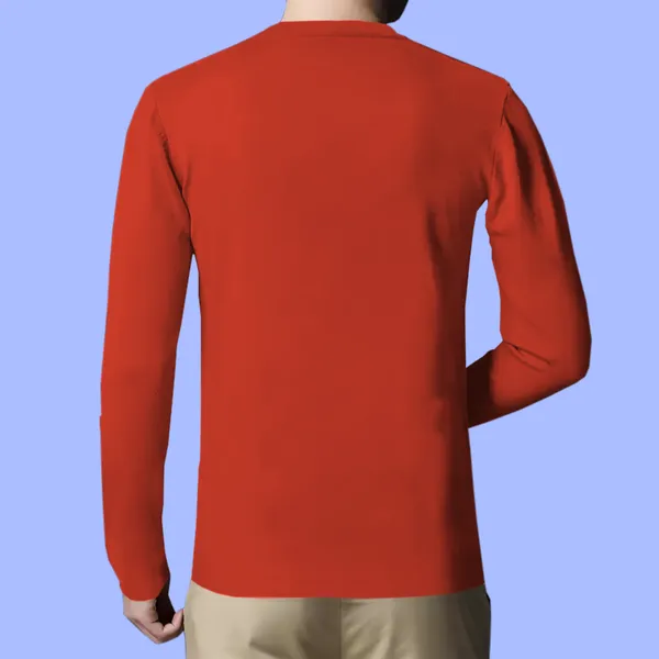Red_Premium_Cotton_Blend_Full_Sleeve_Round_Neck_Regular_Fit_T-Shirt_For_Men
