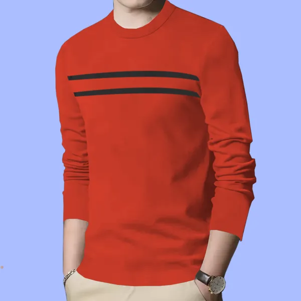 Red_Premium_Cotton_Blend_Full_Sleeve_Round_Neck_Regular_Fit_T-Shirt_For_Men