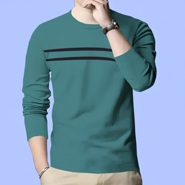 Moisgreen_Premium_Cotton_Blend_Full_Sleeve_Round_Neck_Regular_Fit_T-Shirt_For_Men