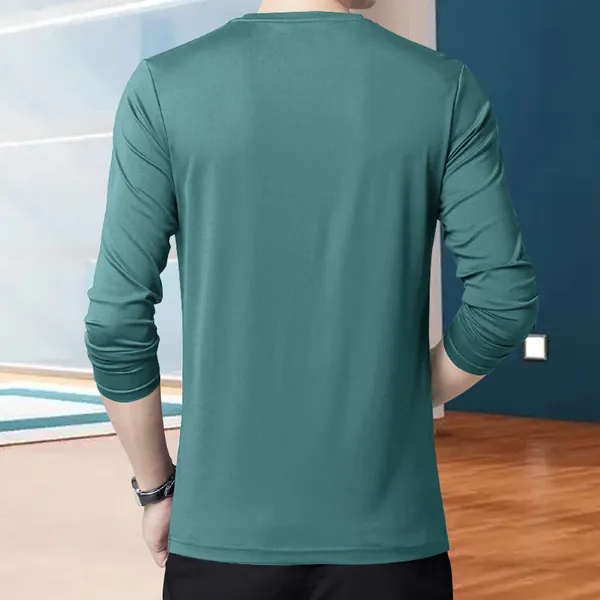 Moss_Green_&_Sky_Blue_Premium_Cotton_Blend_Full_Sleeve_Round_Neck_Regular_Fit_T-Shirt_For_Men_(Pack_Of_2)