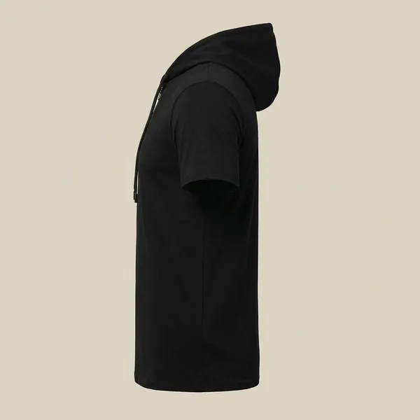 Pack_Of_2_Maroon_&_Black_Premium_Cotton_Blend_Half_Sleeve_Hooded_Neck_Regular_Fit_T-Shirt_For_Men