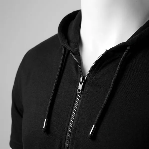 Pack_Of_2_Maroon_&_Black_Premium_Cotton_Blend_Half_Sleeve_Hooded_Neck_Regular_Fit_T-Shirt_For_Men
