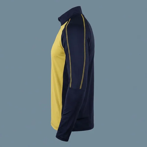 Yellow_Premium_Polyester_Full_Sleeve_Henley_Neck_Regular_Fit_T-Shirt_For_Men