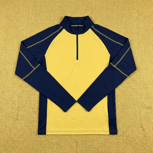 Yellow_Premium_Polyester_Full_Sleeve_Henley_Neck_Regular_Fit_T-Shirt_For_Men