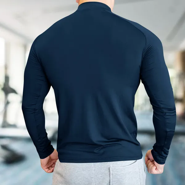 Navy_Blue_Premium_Polyester_Full_Sleeve_Henley_Neck_Regular_Fit_T-Shirt_For_Men